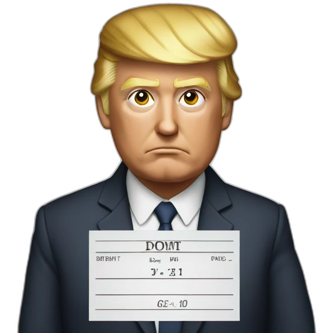 donald-trump-mugshot emoji