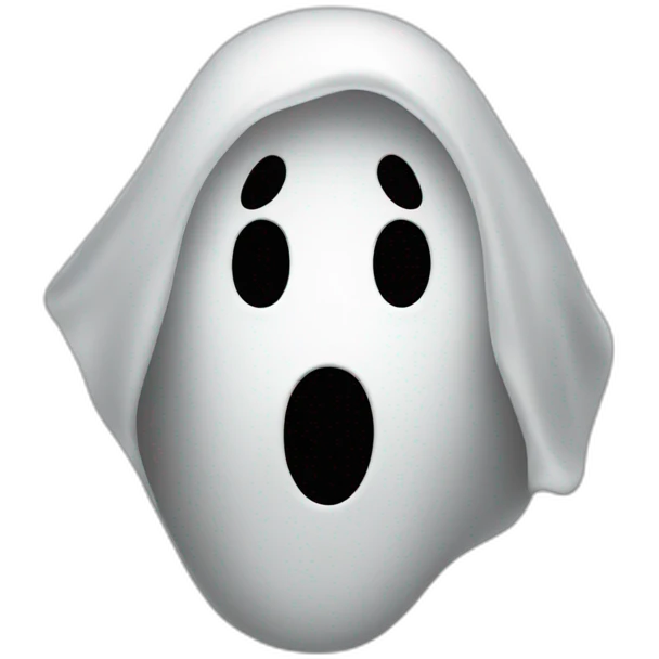 ghost face emoji
