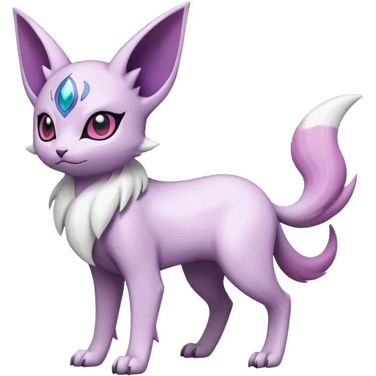 Espeon-Absol-Skitty-Pokémon-Fakémon-hybrid-creature (full body) emoji