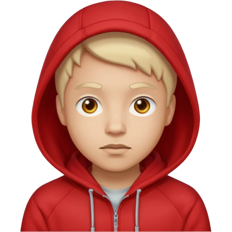 only red hoodie emoji