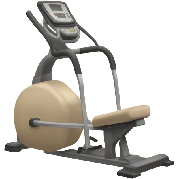 Beige hip thrust gym machine  emoji
