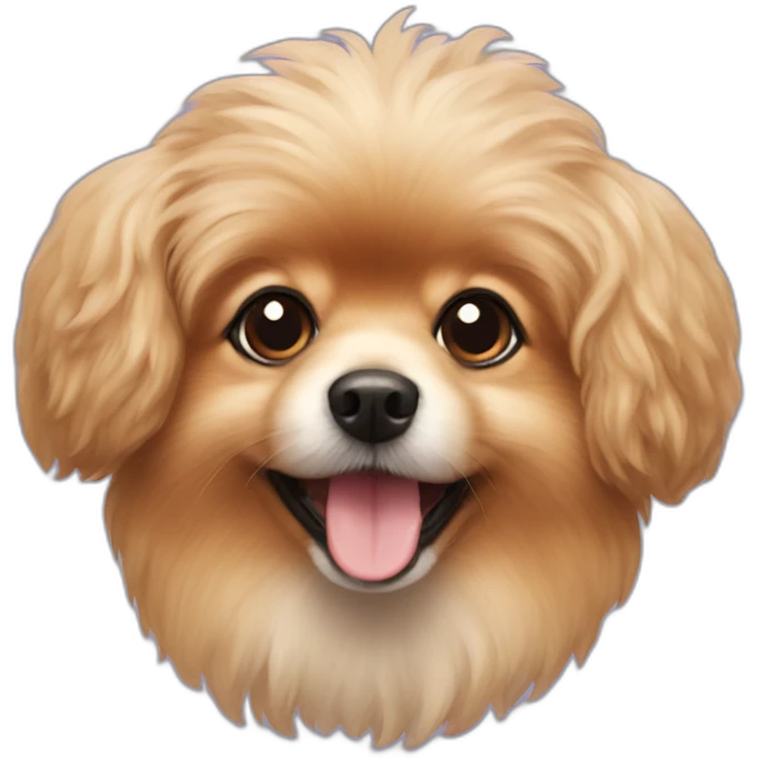 Pomeranian poodle emoji