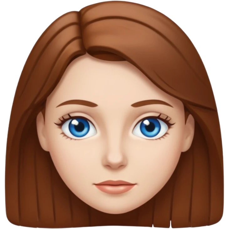 WHITE WOMAN BROWN HAIR emoji