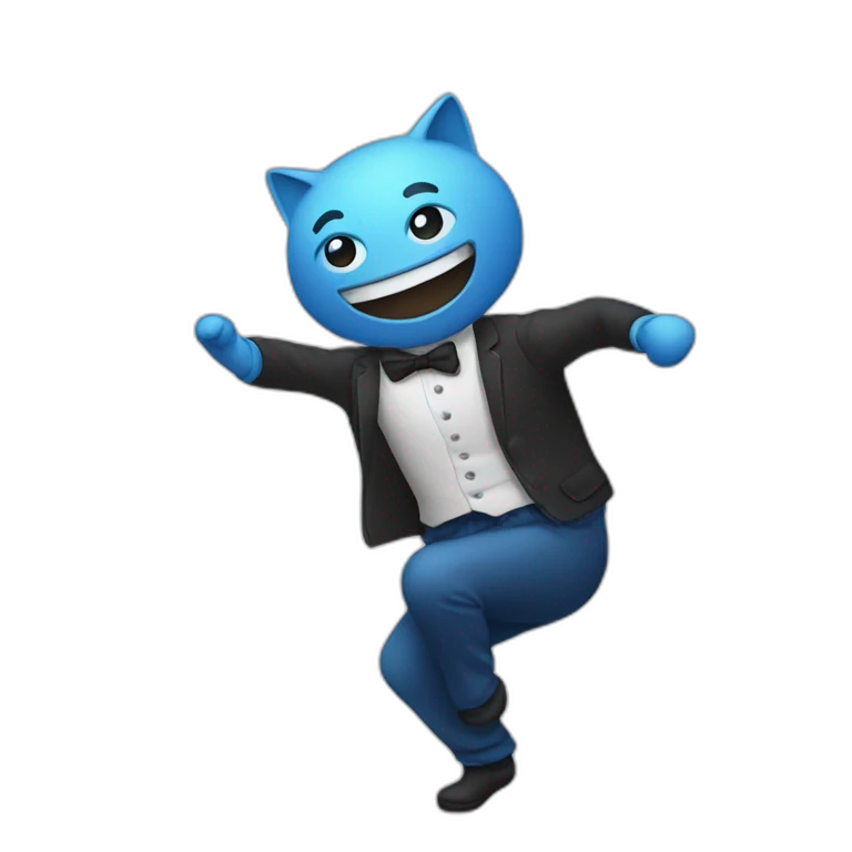 chat qui danse  emoji