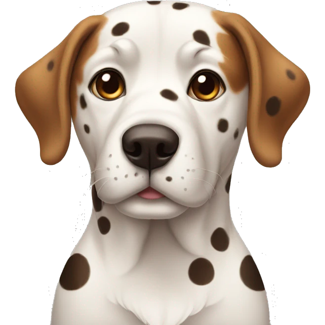 dog with many spots emoji