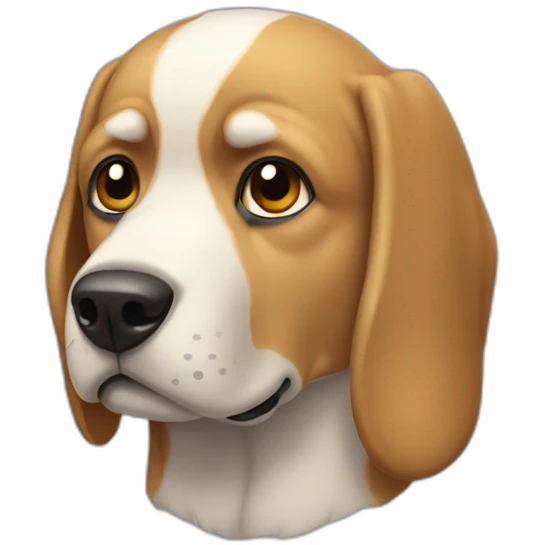Perro llorando emoji