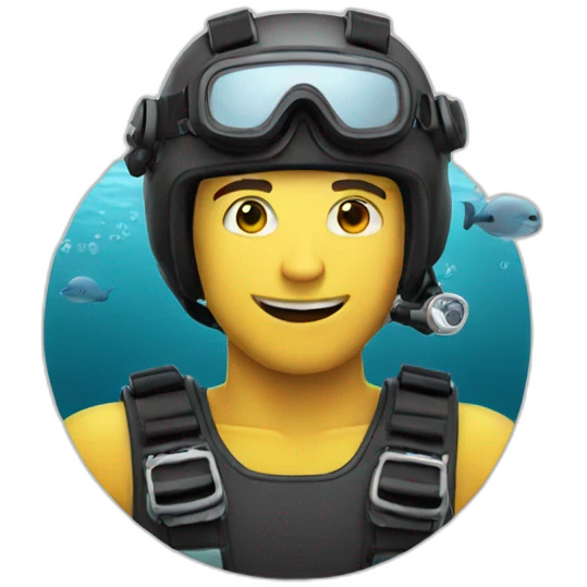 Diver with ok emoji