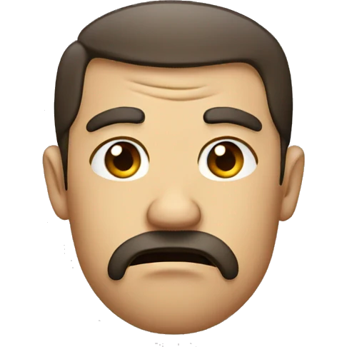 Pouty face emoji