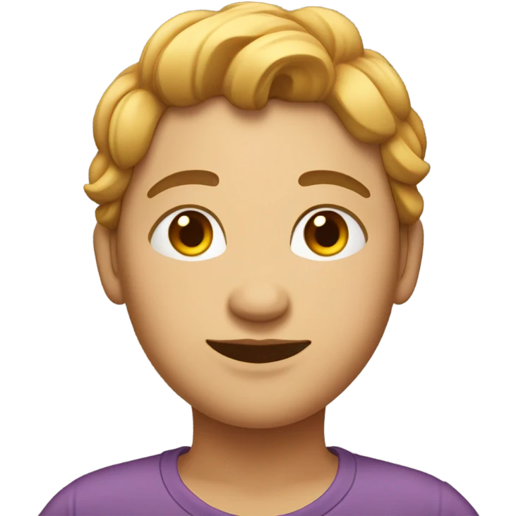 Fat person emoji
