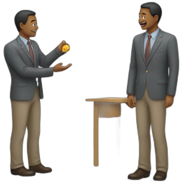 presenting emoji