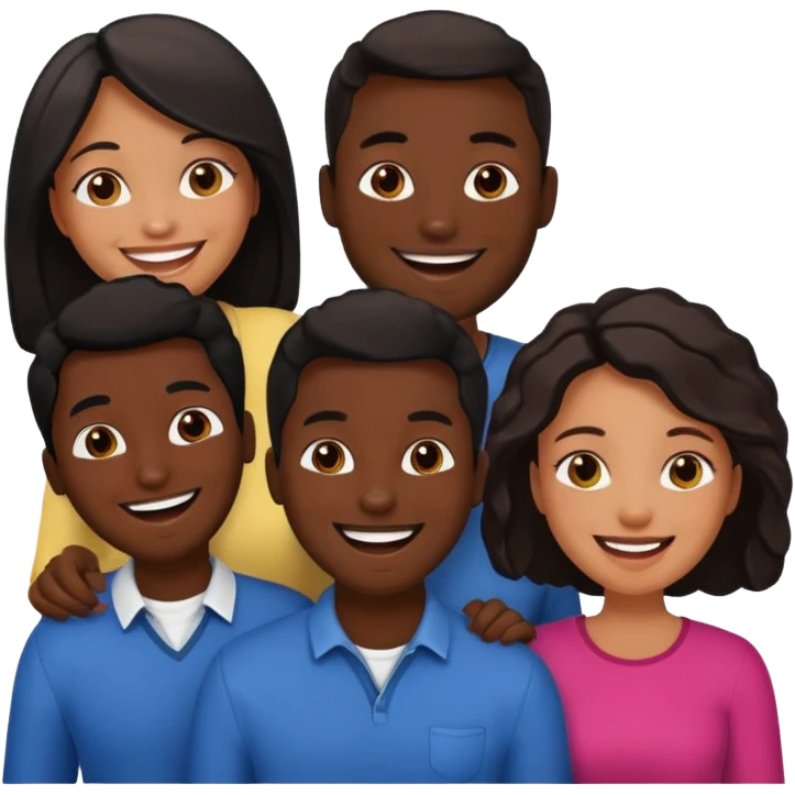 Foursome mmff emoji of black people enony emoji