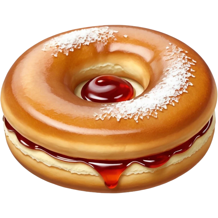 Sufganiyah Jelly doughnut emoji