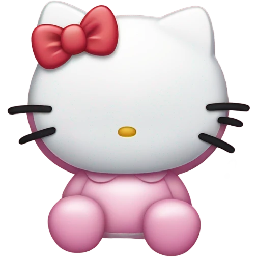 Hello kitty crying emoji