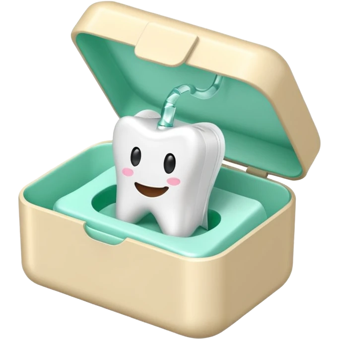 Dental floss in its box emoji