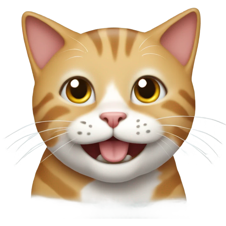 Happy cat emoji