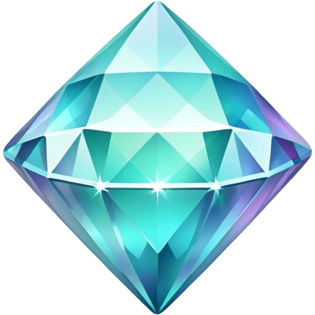 diamond emoji colored with hex code #7dffff emoji