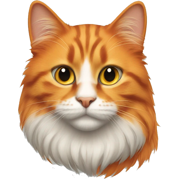 orange furry cat  emoji