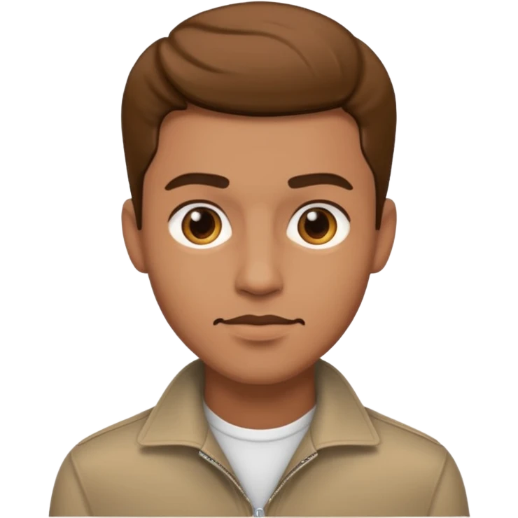Man very style face emoji