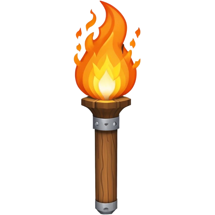 Minecraft torch emoji