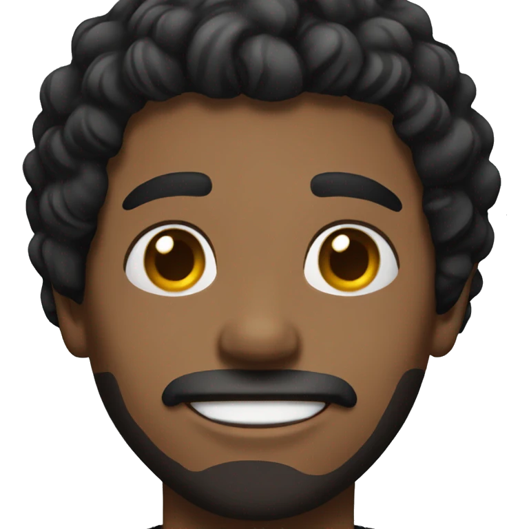 Black haired guy  emoji