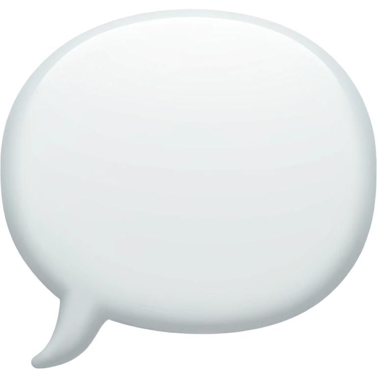 rounded comic thought bubble, no text emoji