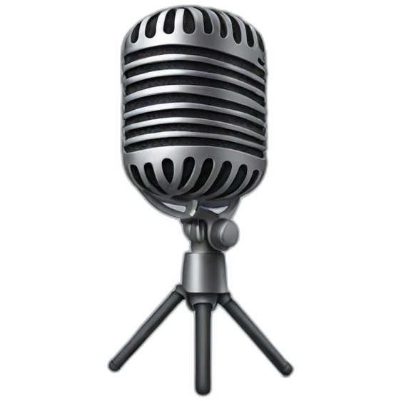 big microphone emoji