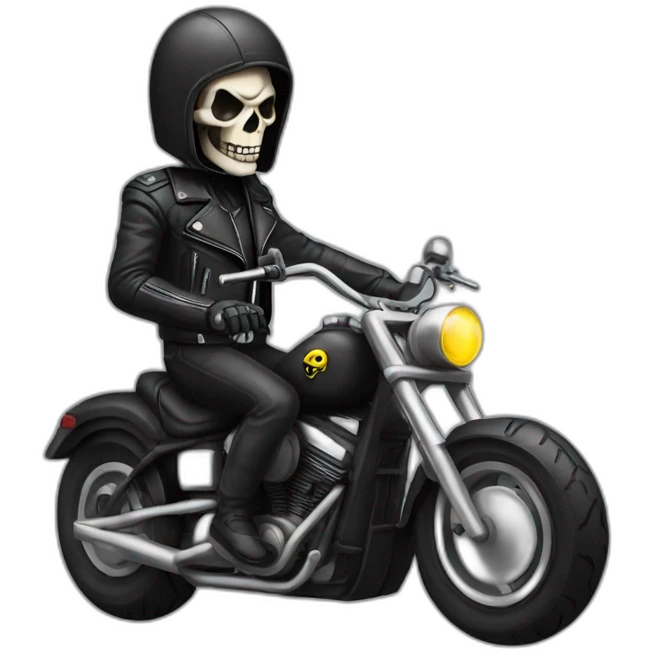 Skullmotorcycle emoji
