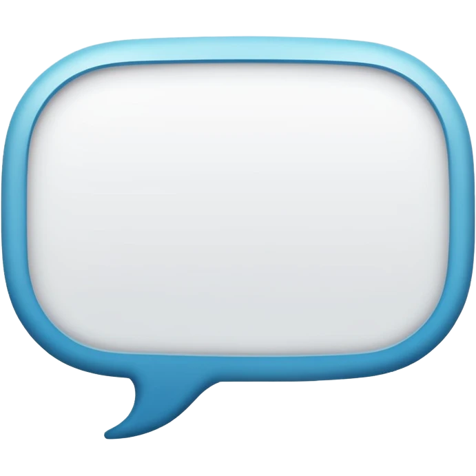 speech bubble emoji