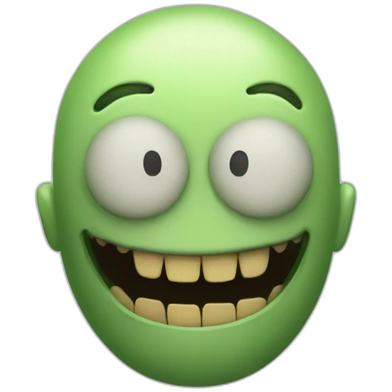 creepy-german-3d-smiley emoji