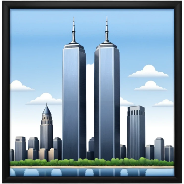 Twin tower emoji