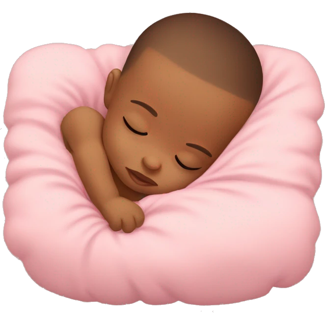Baby slepping emoji