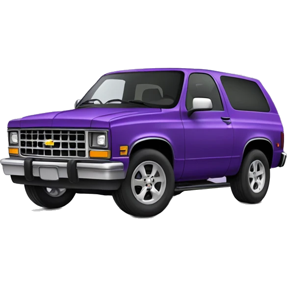 Purple Chevy blazer emoji