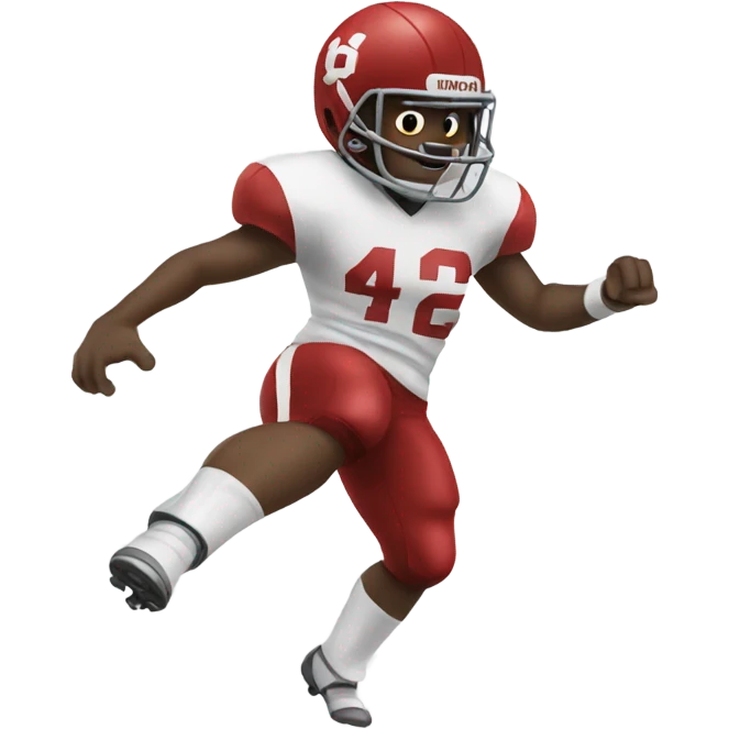 A dancing football  emoji
