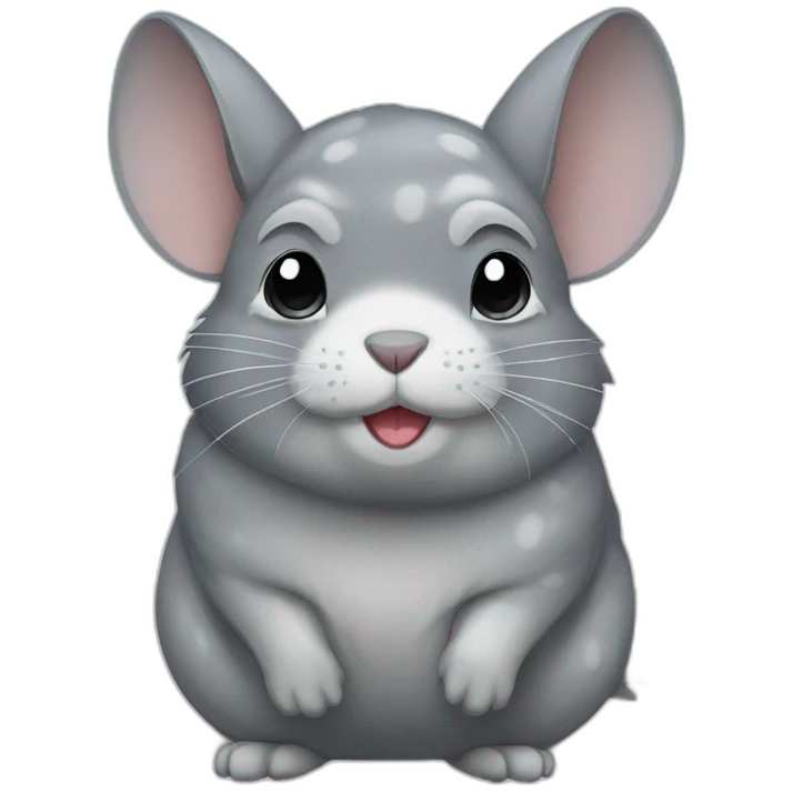 Wet chinchilla emoji