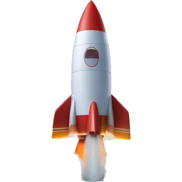 Rocket boat launching emoji