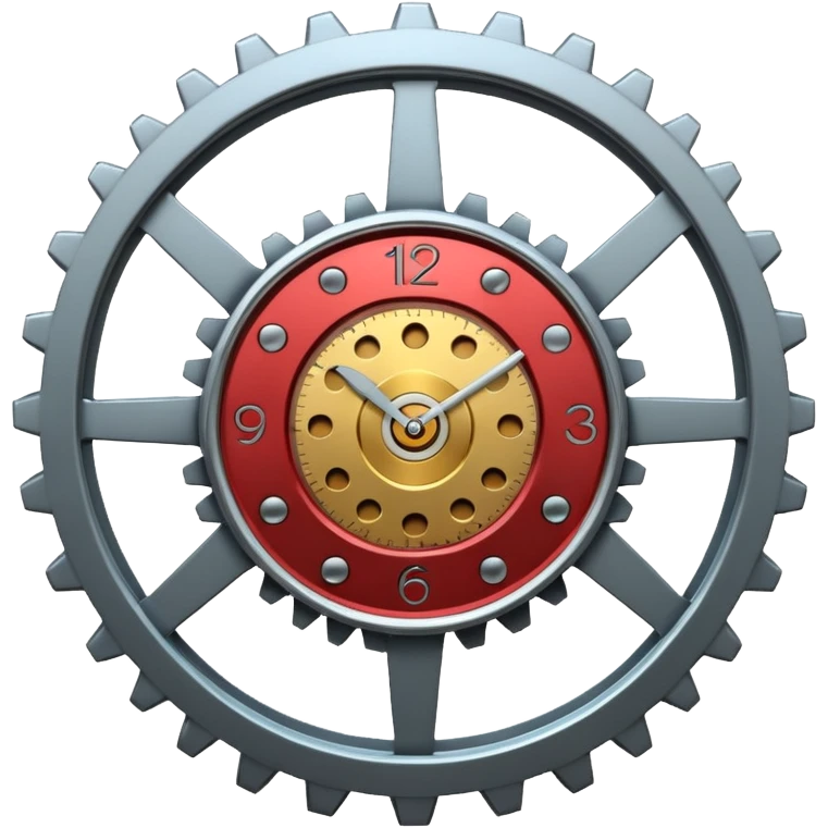 Clock Gear emoji