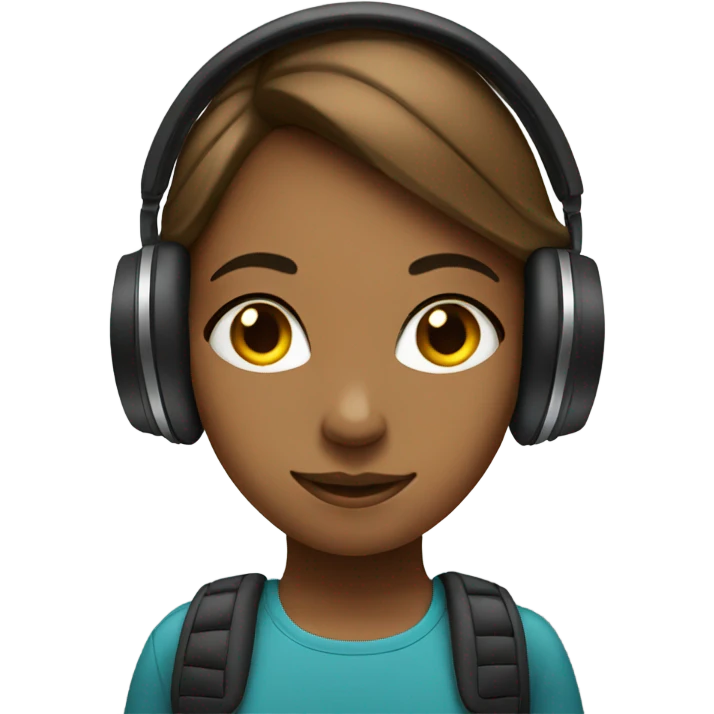girl with a beat emoji