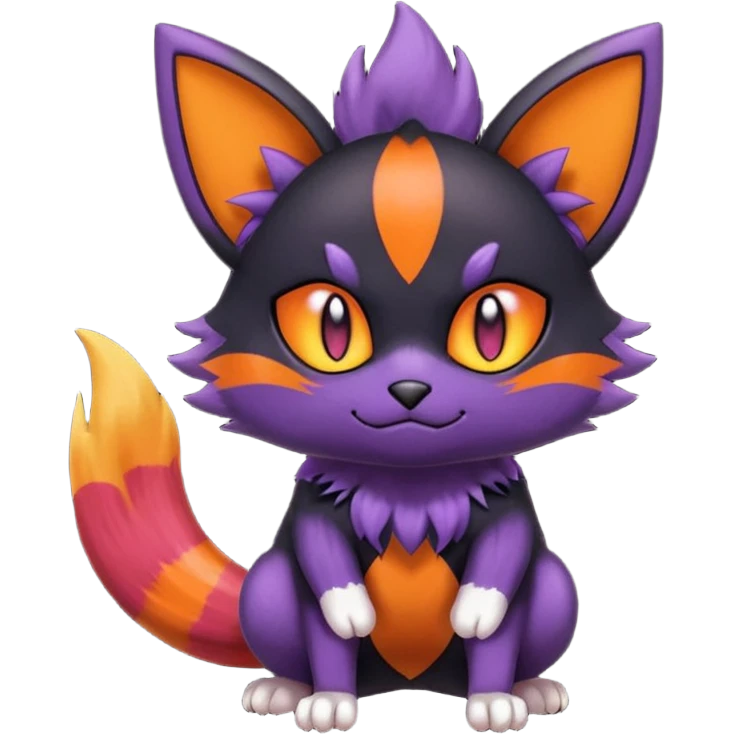 Noibat-Litten-Torracat-fusion-Fakemon-Pokémon-creature  emoji