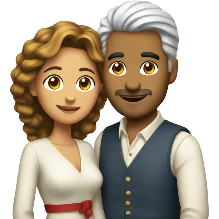 Pareja acostados  emoji
