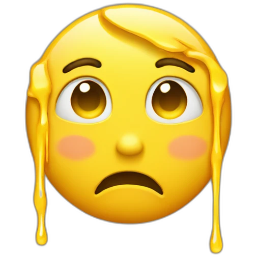 Crying emoji yellow emoji