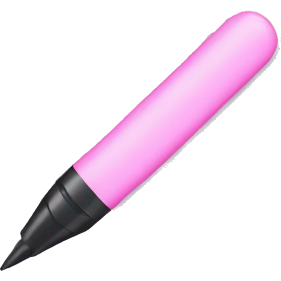 pastel pink highlighter pen emoji
