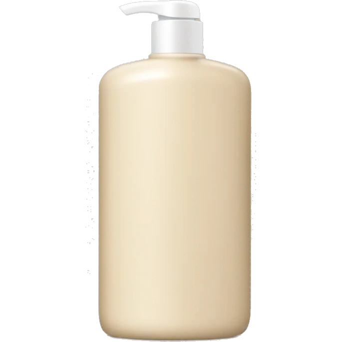hair shampoo and conditioner bottle beige emoji
