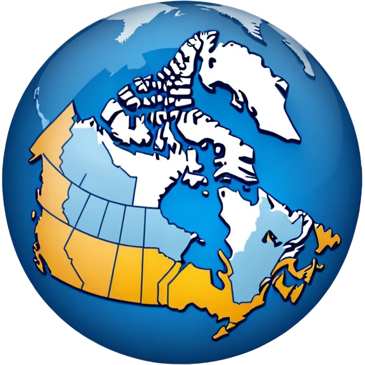 candian geoghrapgical perimeter all one colour emoji