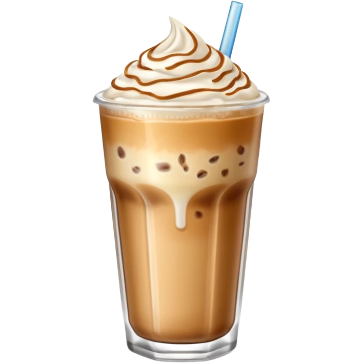 Iced latte emoji