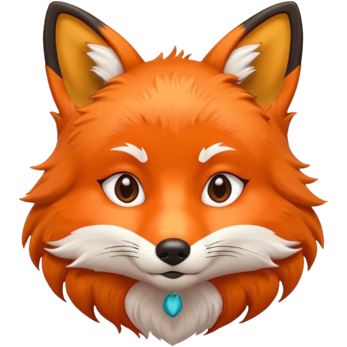 Fox pouting emoji