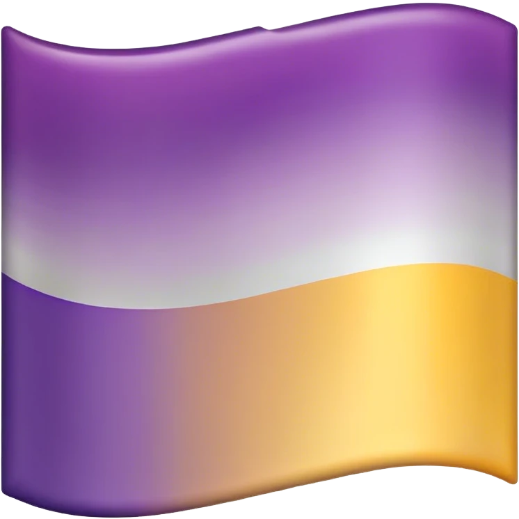 A non-binary flag emoji