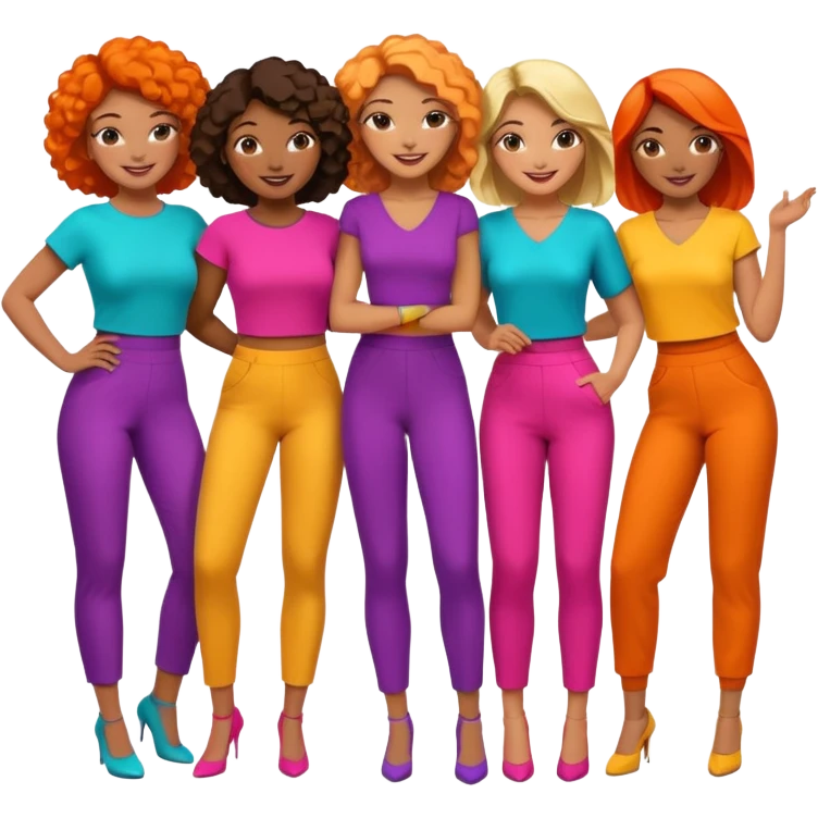 Create an emoji of  women Personal Color emoji