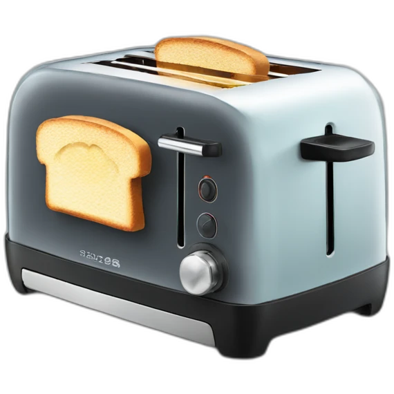A toaster that is made of glass emoji