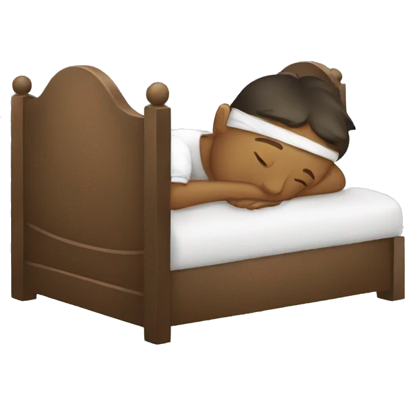 tourist sleep emoji