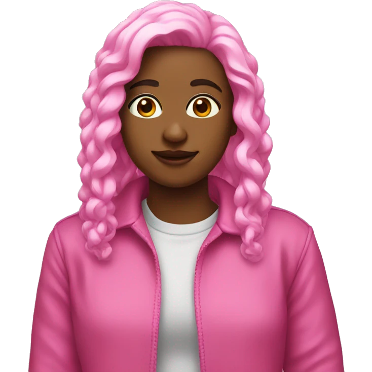 Pink emoji